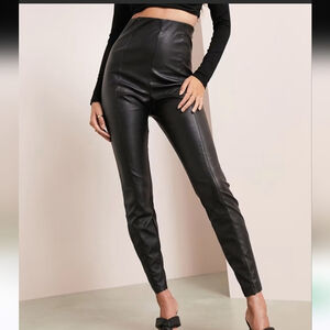 ASOS Faux Leather Leggings Pants Size 6